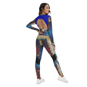 Lamii Sport Set With Backless Top And Leggings