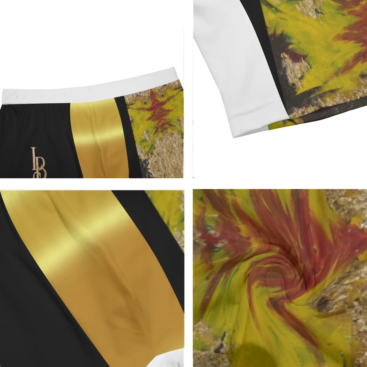 All-Over Print Men's Long Boxer Briefs