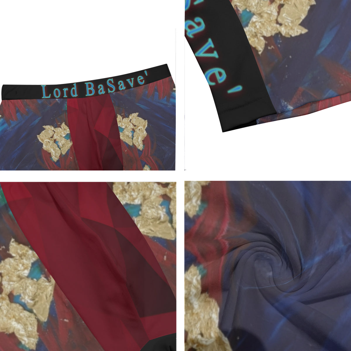 All-Over Print Men's Long Boxer Briefs