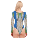 Load image into Gallery viewer, Zenith Blue Women&#39;s Long Sleeve Bodysuit
