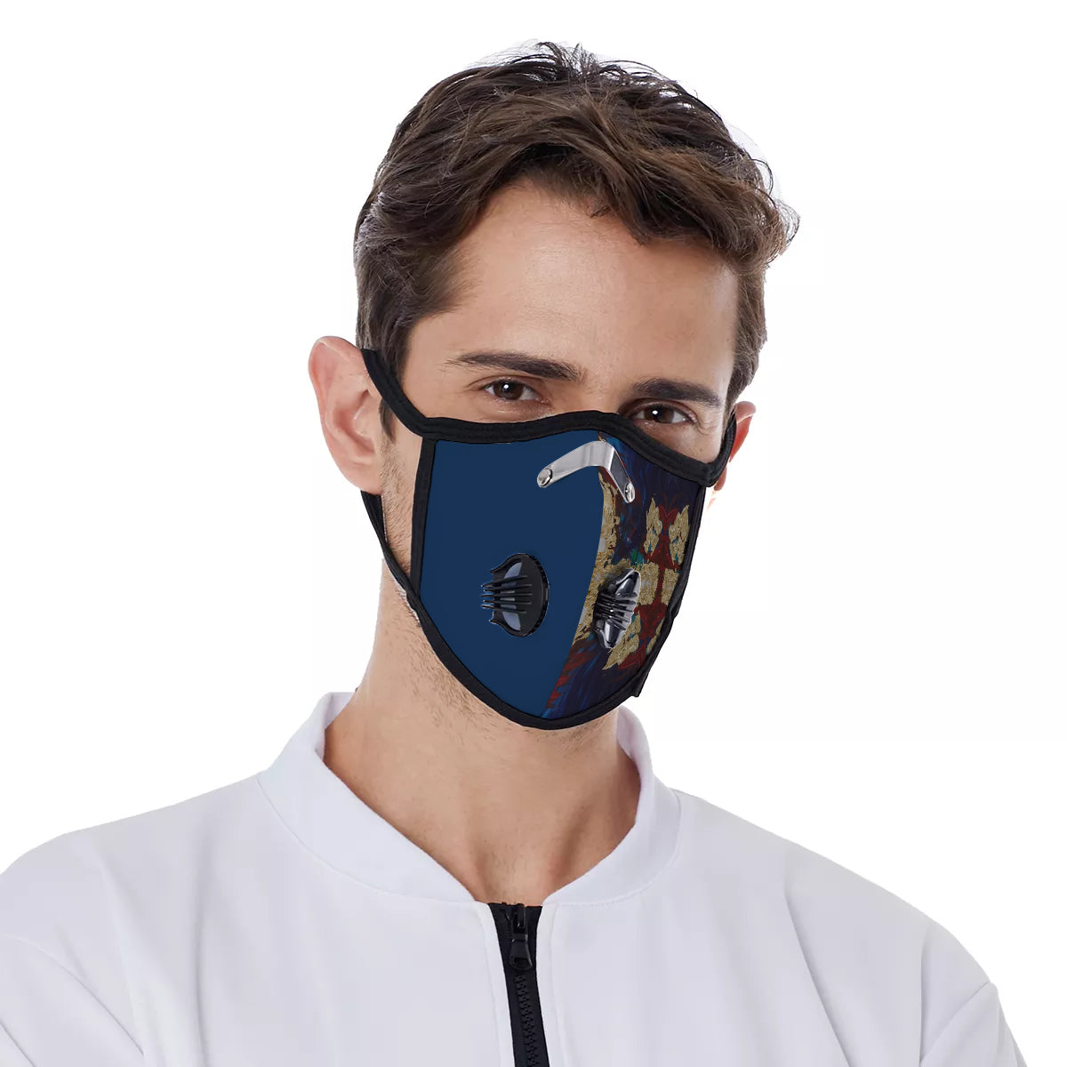 Face Mask with Double Valves