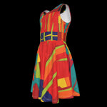 Load image into Gallery viewer, All-Over Print Kid&#39;s Sleeveless Vest Dress
