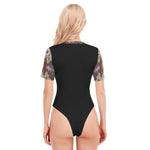 Load image into Gallery viewer, Savage O-neck Short Sleeve Bodysuit
