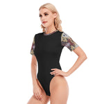 Load image into Gallery viewer, Savage O-neck Short Sleeve Bodysuit
