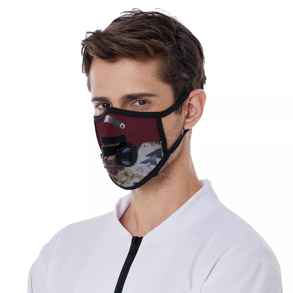 Face Mask with Double Valves