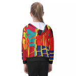 Load image into Gallery viewer, All-Over Print Kid&#39;s Zip-up Hoodie With Patch Pocket
