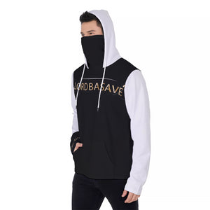 B Classic Men's Pullover Hoodie With Mask