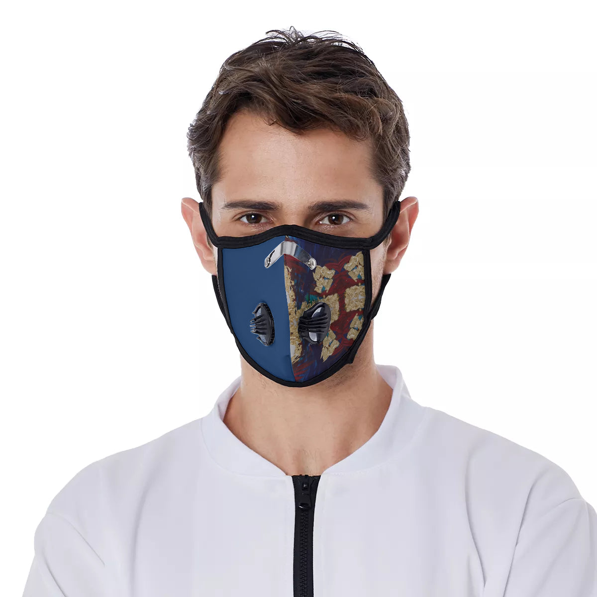 Face Mask with Double Valves