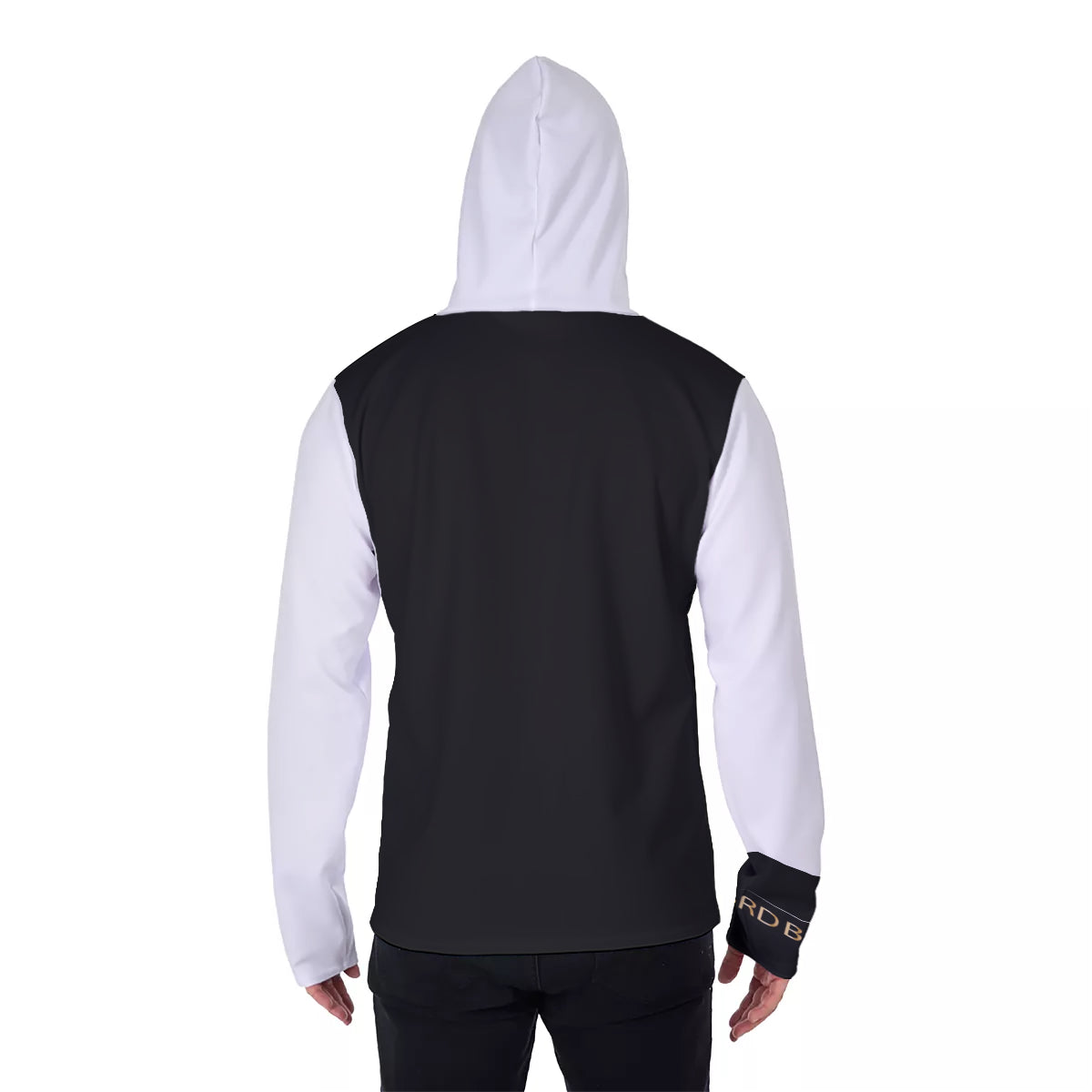 B Classic Men's Pullover Hoodie With Mask