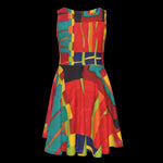 Load image into Gallery viewer, All-Over Print Kid&#39;s Sleeveless Vest Dress
