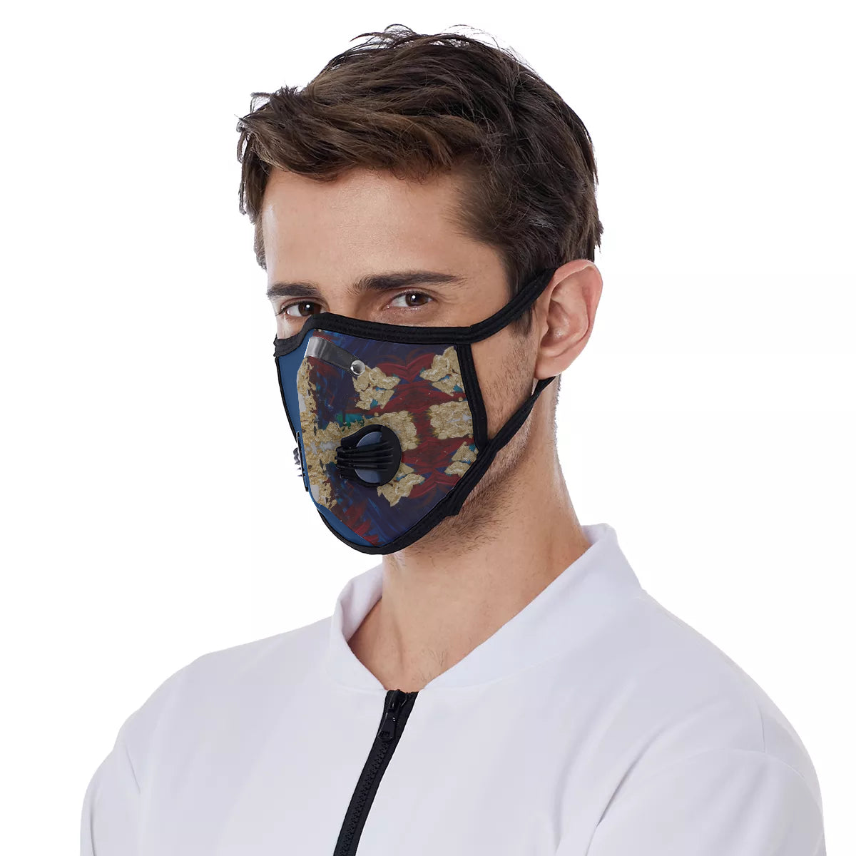 Face Mask with Double Valves