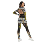 Load image into Gallery viewer, Annette Sport Set With Backless Top And Leggings
