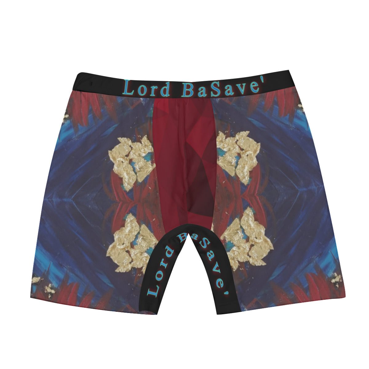 All-Over Print Men's Long Boxer Briefs