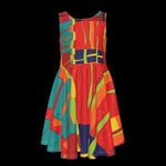 Load image into Gallery viewer, All-Over Print Kid&#39;s Sleeveless Vest Dress
